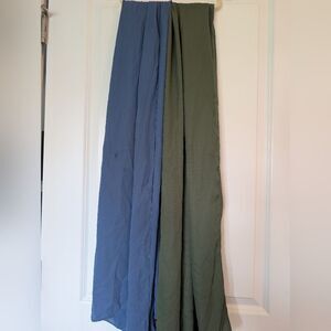 Bundle Two Modern Hijabi Hijabs Jewel Tone Blue Green Modest Scarf Head Wrap
